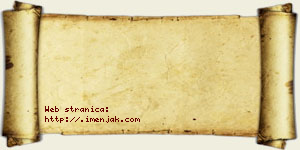 Tijana Jakupi vizit kartica